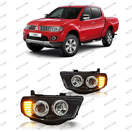 Fari LED Mitsubishi L200 2006-2011 - WildTT