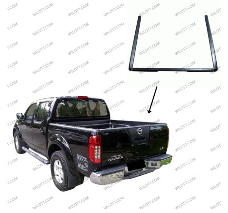 Bed Rails Caps Nissan Navara D40 DC 2005-2015 - WildTT