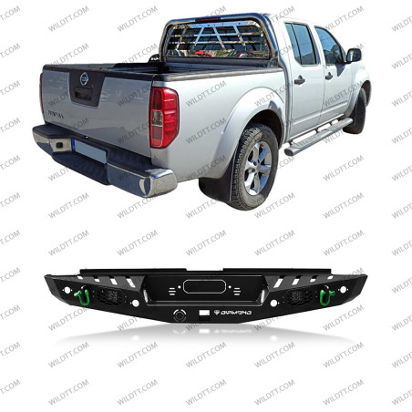 Parachoques Trasero de Acero Nissan Navara D40 2005-2015 - WildTT