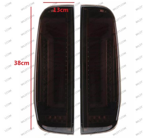 Smoked Led Tail Lights Nissan Navara D40 2005-2015 - WildTT