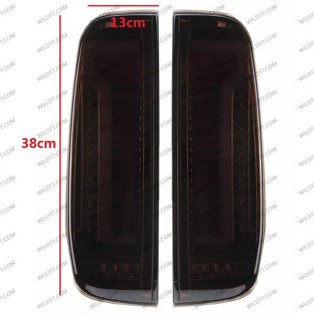 Luci Posteriori a LED Fumé Nissan Navara D40 2005-2015 - WildTT