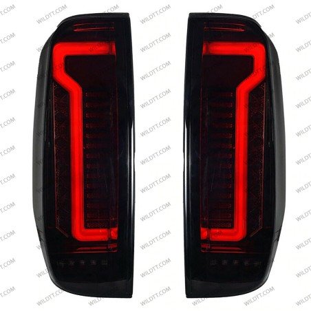 Smoked Led Tail Lights Nissan Navara D40 2005-2015 - WildTT