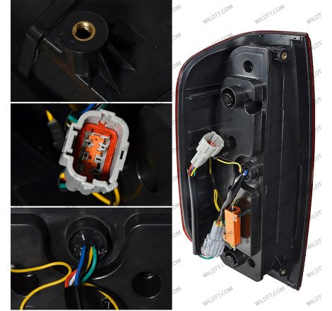 Luci Posteriori a LED Fumé Nissan Navara D40 2005-2015 - WildTT