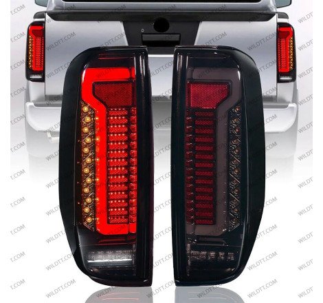 Smoked Led Tail Lights Nissan Navara D40 2005-2015 - WildTT