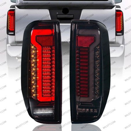 Pilotos Traseros Ahumados LED Nissan Navara D40 2005-2015 - WildTT