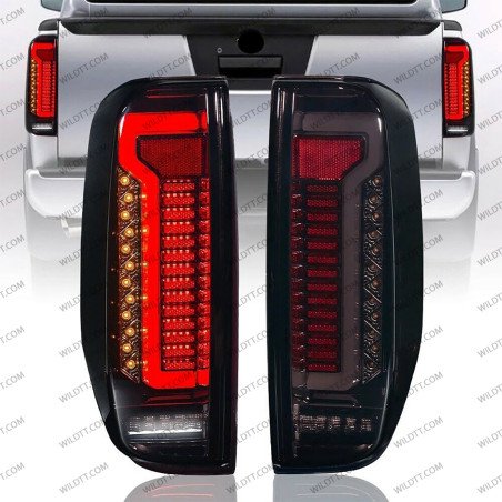 Smoked Led Tail Lights Nissan Navara D40 2005-2015 - WildTT