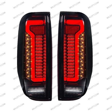 Smoked Led Tail Lights Nissan Navara D40 2005-2015 - WildTT