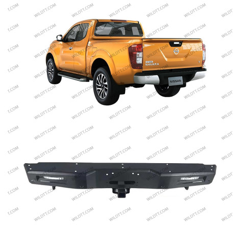 Parachoques Trasero de Acero Nissan Navara NP300 2016-2021 - WildTT