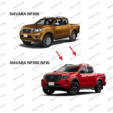 Body Kit Upgrade da Nissan Navara NP300 2016-2021 a 2021+ - WildTT