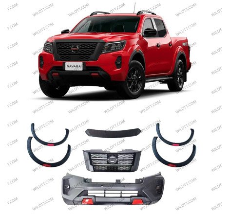 Body Kit Upgrade da Nissan Navara NP300 2016-2021 a 2021+ - WildTT