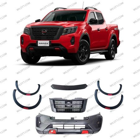 Body Kit Upgrade von Nissan Navara NP300 2016-2021 zu 2021+ - WildTT