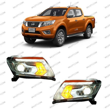 LED Headlights Nissan Navara NP300 2016-2021 - WildTT