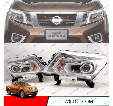 Faróis LED Nissan Navara NP300 2016-2021 - WildTT