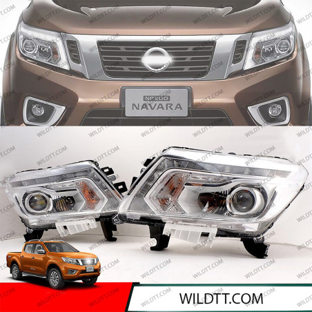 Faros LED Nissan Navara NP300 2016-2021 - WildTT