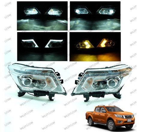 LED Headlights Nissan Navara NP300 2016-2021 - WildTT
