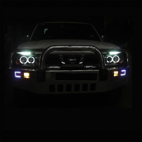 LED Headlights Nissan Navara D22 2002-2005 - WildTT