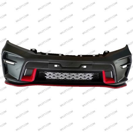 Front Bumper ABS W/ LEDs Nissan Navara NP300 2016-2021 - WildTT