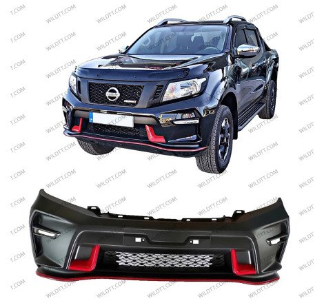 Front Bumper ABS W/ LEDs Nissan Navara NP300 2016-2021 - WildTT