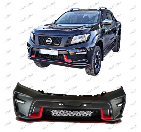 Pare-Chocs Avant ABS avec LEDs Nissan Navara NP300 2016-2021 - WildTT