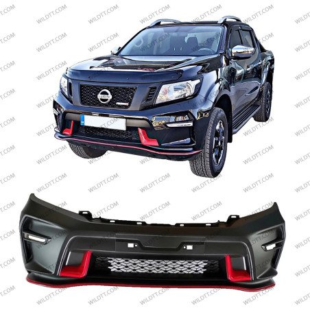 Front Bumper ABS W/ LEDs Nissan Navara NP300 2016-2021 - WildTT