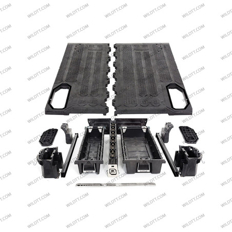 Storage Boxes Decked Nissan Navara NP300 DC 2016-2021 - WildTT