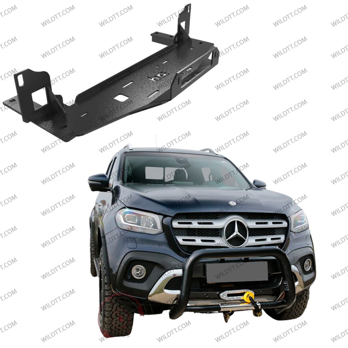 Supporto per Verricello Mercedes-Benz X Class - WildTT