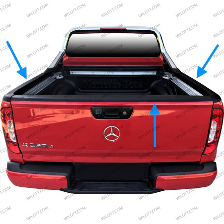 Capuchons de Rails de Bedliner Mercedes-Benz X Class - WildTT