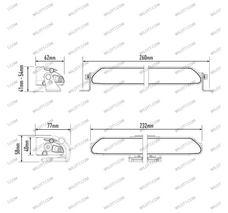 Barra LED Lazer Linear Elite - WildTT