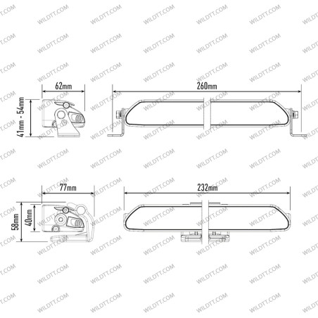 Lazer Linear Elite LED-Leuchtbalken - WildTT