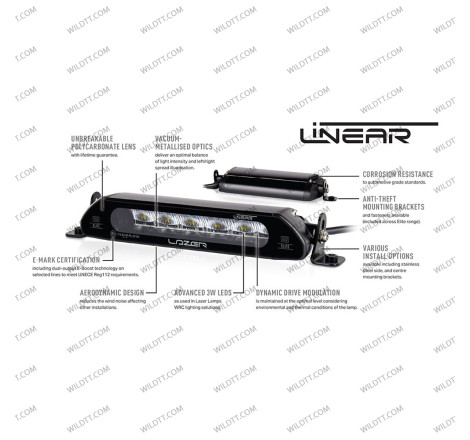 Barra LED Lazer Linear Elite - WildTT