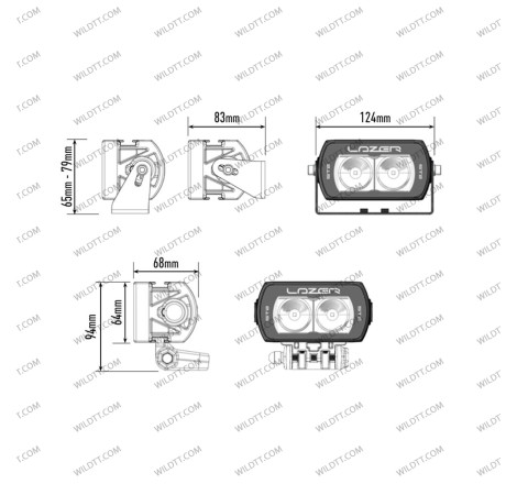 Barra LED Lazer ST/T Evolution - WildTT