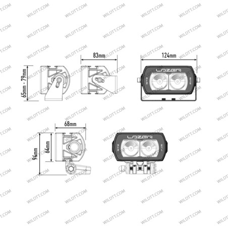 Barra LED Lazer ST/T Evolution - WildTT