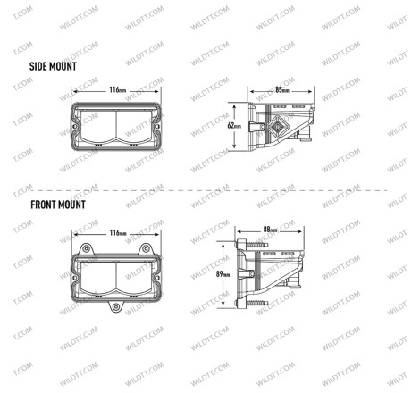 Barra LED Lazer Spot Drive Gen3 - WildTT