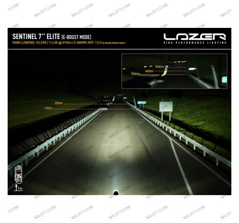 Faro LED Lazer Sentinel 18CM Elite - WildTT