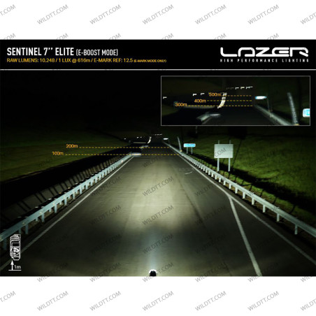 Lazer Sentinel 18CM Elite LED Driving Light - WildTT