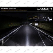 Lazer Sentinel 23CM (Black) LED Driving Light - WildTT