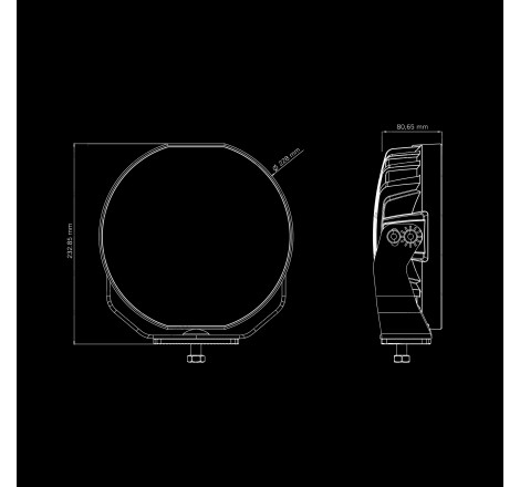 Strands Siberia Skylord 23CM LED Driving Light White - WildTT