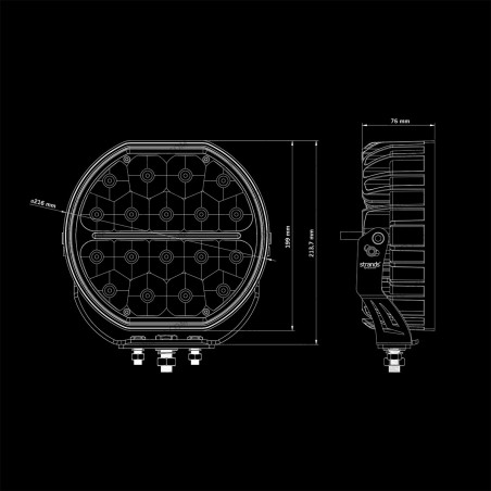 Faról LED Strands Big Energy 23CM - WildTT