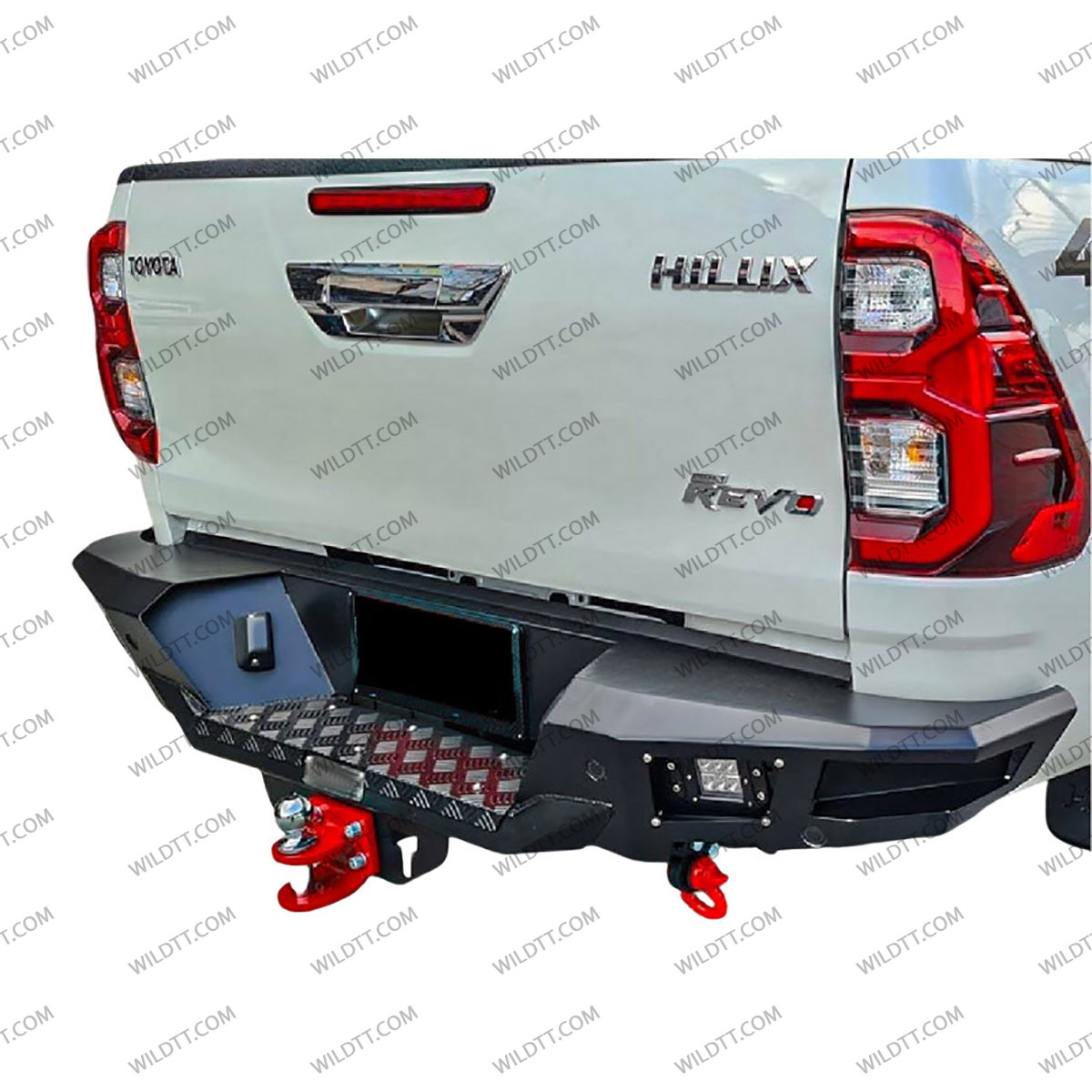 P/ Choques Trás Aço Wild Toyota Hilux 2016-2026 - WildTT