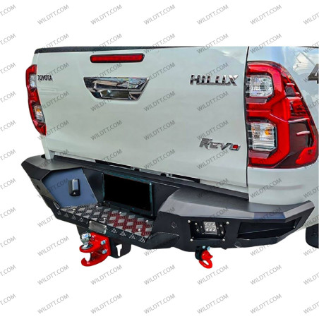 P/ Choques Trás Aço Wild Toyota Hilux 2016-2026 - WildTT