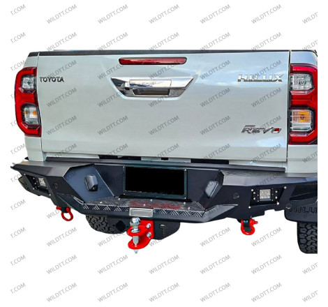 P/ Choques Trás Aço Wild Toyota Hilux 2016-2026 - WildTT