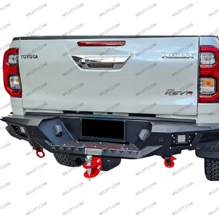P/ Choques Trás Aço Wild Toyota Hilux 2016-2026 - WildTT