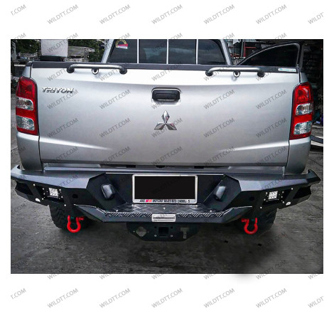 Parachoques Trasero de Acero Wild Mitsubishi L200 2015-2019 - WildTT