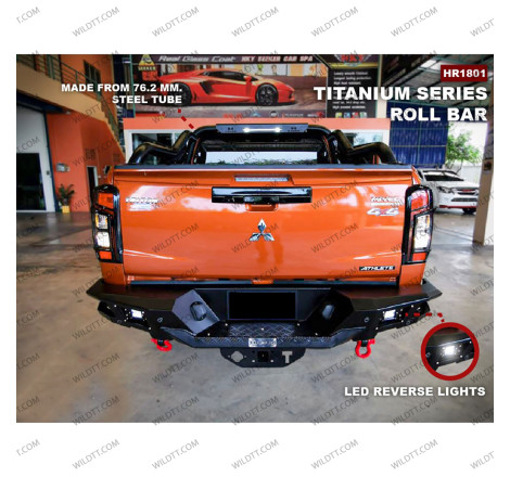 Steel Rear Bumper Wild Mitsubishi L200 2019-2021 - WildTT