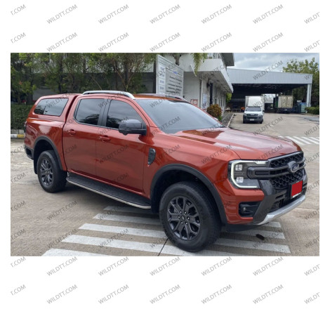 Hardtop Aeroklas Stylish C/ Ventanas Pop-Out Ford Ranger/Raptor DC 2023+ - WildTT