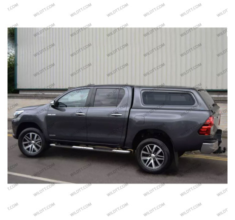 Hardtop Aeroklas Stylish C/ Finistre Pop-Out Toyota Hilux DC 2015+ - WildTT