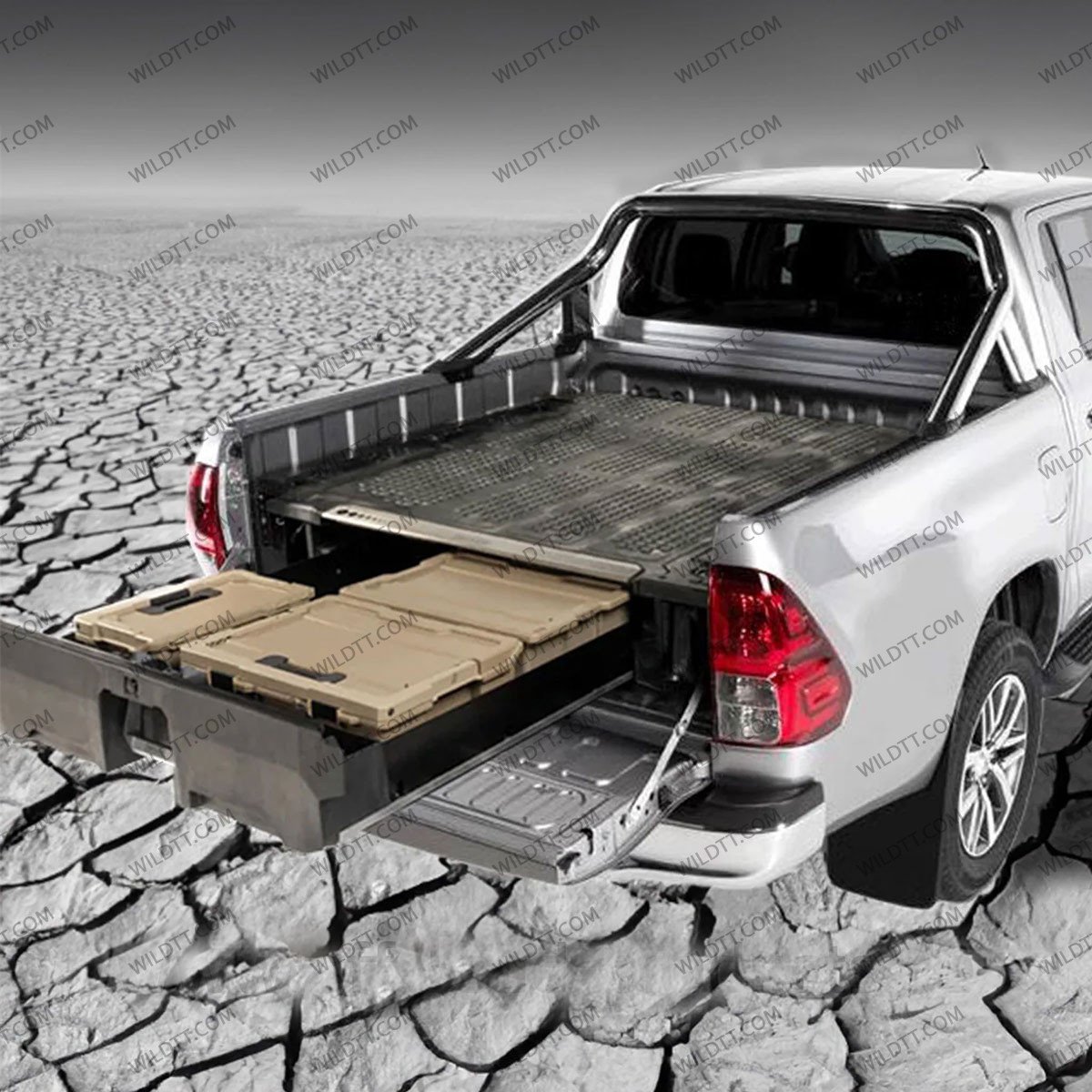 Caixas de Armazenamento Decked Toyota Hilux DC 2016-2026 - WildTT