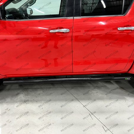 Pedana Laterali Tubi 70MM Wild Toyota Hilux DC 2016-2026 - WildTT