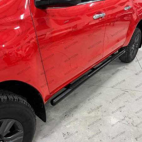 Trittbretter Rohr 70MM Wild Nissan Navara NP300 D23 DC 2016-2021 - WildTT