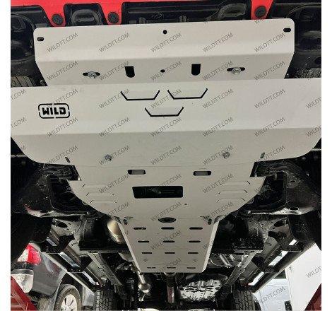 Underbody Protections Complete Kit Steel 3MM Toyota Hilux 2016-2026 - WildTT